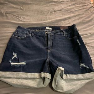 Target, soft jean shorts, 18W